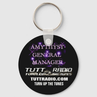 Tutt Radio Amythyst Keychain Nyckelring
