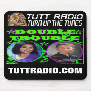 Tutt radiosände dubbla problems Mousepad Musmatta