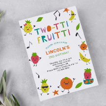 Tutti Fruitti 2:a födelsedag Sommarfrukt