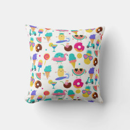 Tutti Fruitti Sommar Frukt Glass-godis Kudde