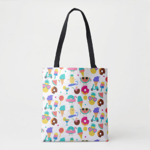 Tutti Fruitti Sommar Frukt Glass Gods Tygkasse