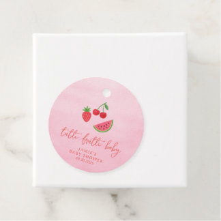 Tutti Frutti Baby Shower  Gåvor Etiketter