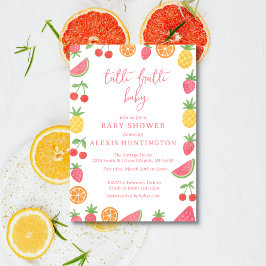 Tutti Frutti Baby Shower Invitation Inbjudningar