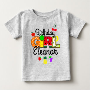 Tutti frutti Birthday Girl T Shirt