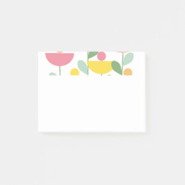 Tutti Frutti Flowers Post-it Block