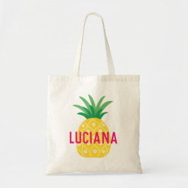 Tutti Frutti Fruit Pineapple Personlig Girls Tygkasse