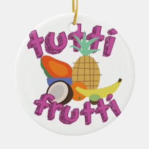 Tutti Frutti Julgransprydnad Keramik