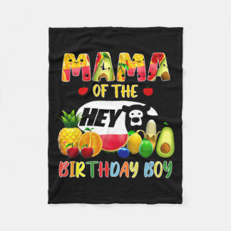 Tutti Frutti Mamma till födelsedagspojken fruktfes Fleecefilt