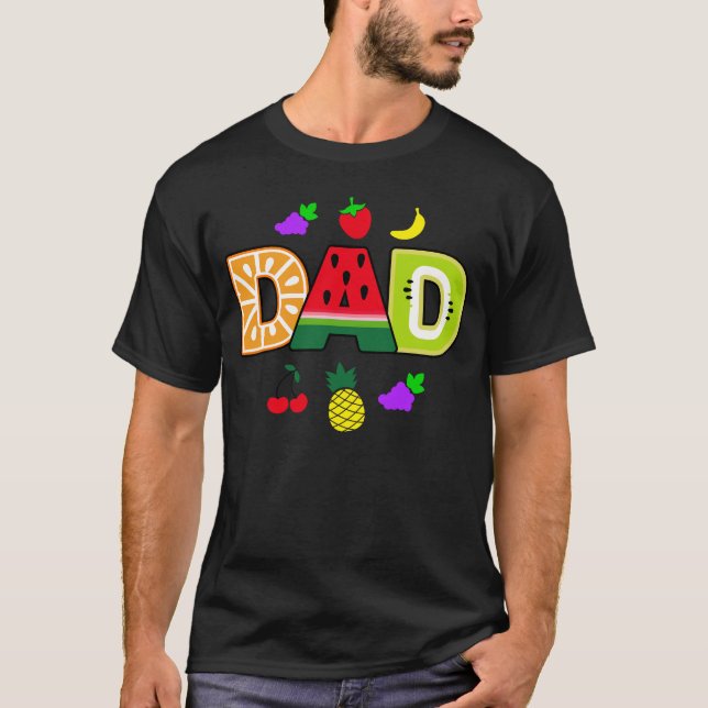 Tutti frutti Pappa, Birthday Girl T Shirt (Framsida)