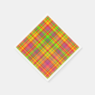 Tutti Frutti PLAID 9-PAPPRA PARTY NAPKINS Pappersservett