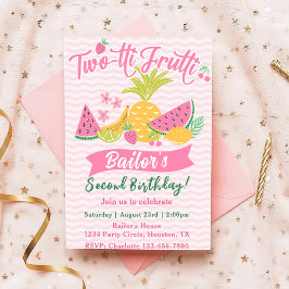 Tutti Frutti | Uppmaning till Party-födelsedagen f Inbjudningar