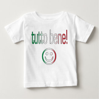 Tutto Bene! Italien Flagga Färg Tee Shirt