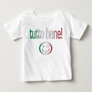 Tutto Bene! Italienflaggafärger Tee Shirt