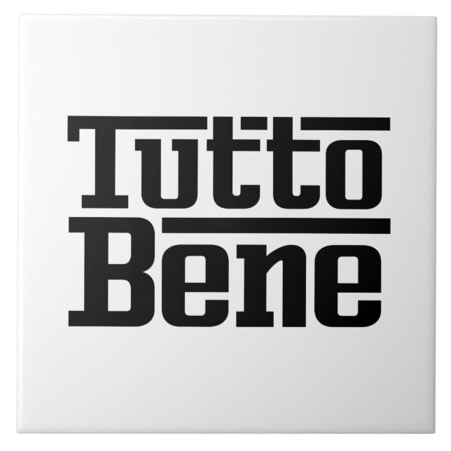 Tutto Bene Kakelplatta (Framsidan)