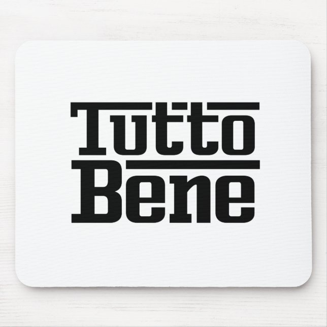Tutto Bene Musmatta (Framsidan)