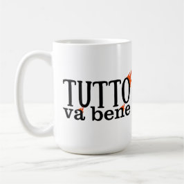 Tutto Va Bene (a fuoco) Kaffemugg