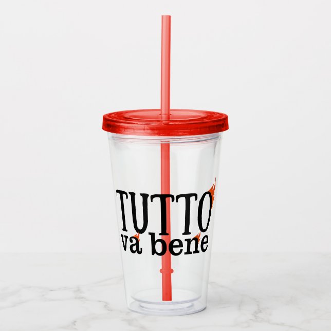Tutto Va Bene (a fuoco) Take Away Mugg (Framsida)