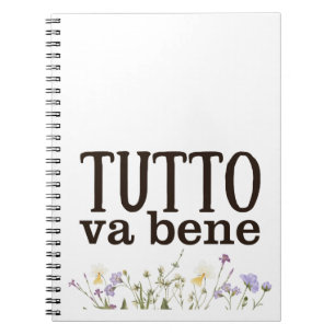 Tutto Va Bene Anteckningsbok