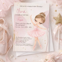 Tutu Ballerina Balettdansare Flicka Födelsedag