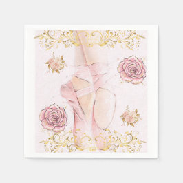 Tutu Ballerina themed Pappersservett