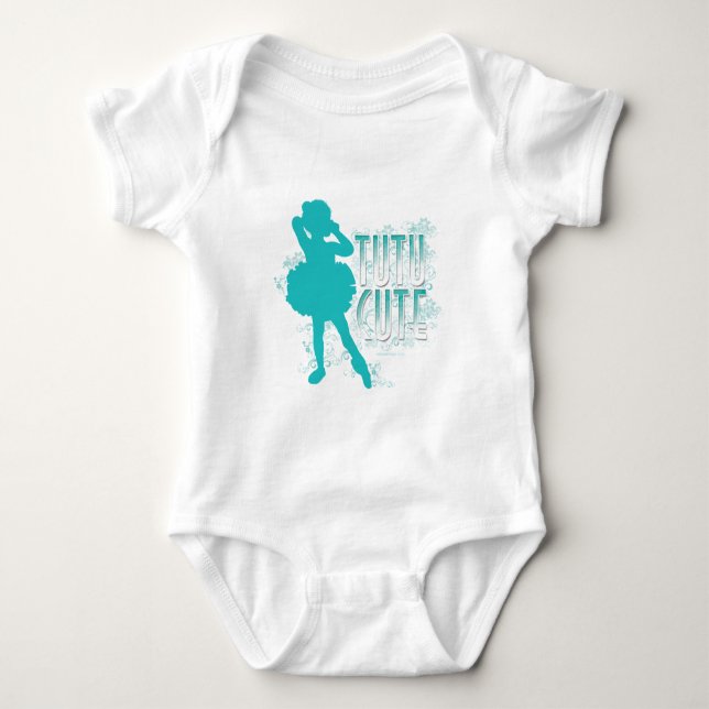 TuTu Cute (Aqua) Tee (Framsida)