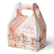 🦊 🩰 ’TuTu Cute’ Ballerina Party Boxes