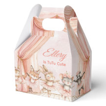 🦊 🩰 ’TuTu Cute’ Ballerina Party Boxes