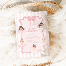 Tutu Cute Girls' andra Ballerina Birthday