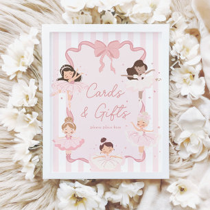 Tutu Cute Girls' andra Ballerinakort och presentte Poster