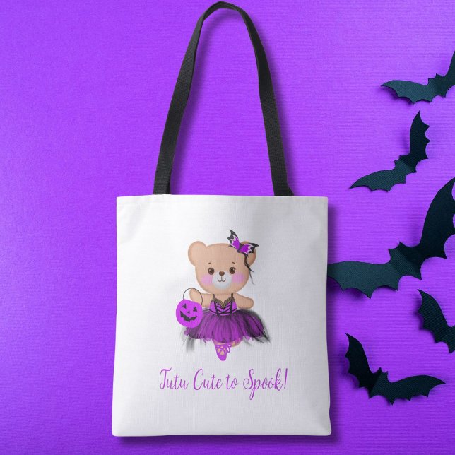 Tutu Cute to Spook! Nalle Witch Ballerina Tygkasse (Skapare uppladdad)