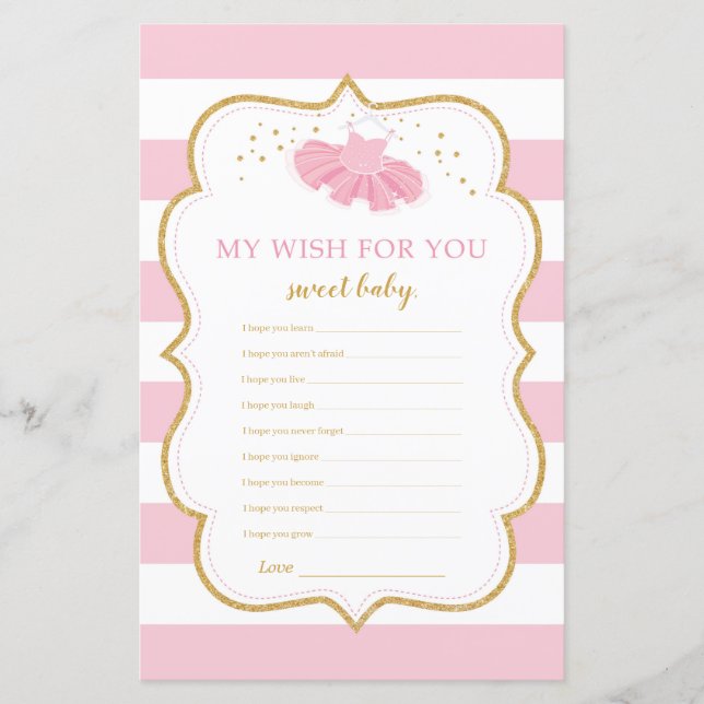 Tutu dress ballerina önskemål för baby-matchen (Framsida)