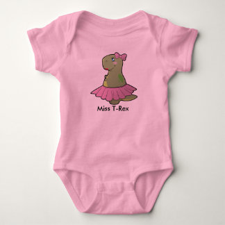 Tutu för flickaDinosaurFröcken T-Rex Bodysuit Tee Shirt