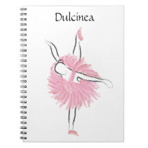 Tutu Kärlek Ballerina Notebook Dulcinea