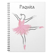 Tutu Kärlek Ballerina Notebook Paquita