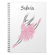 Tutu Kärlek Ballerina Notebook Sylvia