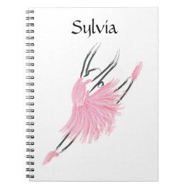 Tutu Kärlek Ballerina Notebook Sylvia Anteckningsbok