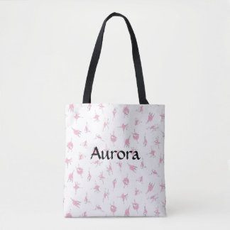 Tutu Kärlek Ballerina Tote Bag Tygkasse