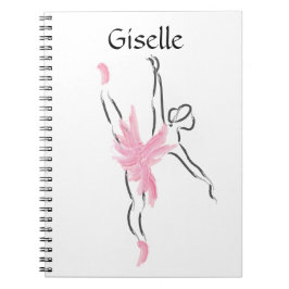 Tutu Kärlek Notebook Giselle Anteckningsbok Med Spiral