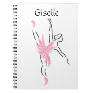 Tutu Kärlek Notebook Giselle Anteckningsbok Med Spiral