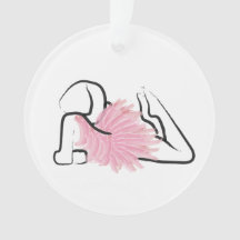 Tutu Kärlek Viviana Acrylic Ballerina Ornament