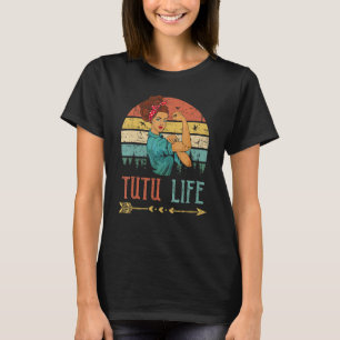 Tutu Life Kvinnor Rosie Vintage Retro Dekor Mormor T Shirt