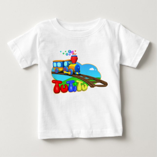 TuTu Tåg baby T-Shirt (Framsida)