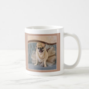 Tutumopsmugg av mops och kyssar kaffemugg