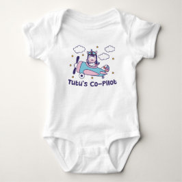 Tutus andrepilot - Enhörningsflygplan T Shirt