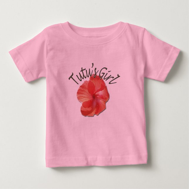 Tutus Girl Little Girl Tee (Framsida)