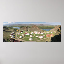 Tuva, Aldyn Bulak, yurter och berg poster