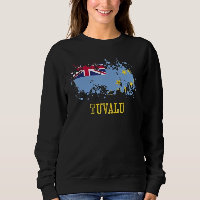 Tuvaian enthusiasts for Tuvalu and Tuvalu T Shirt (Framsida)