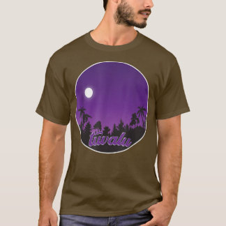 tuvalu by night med Handflatan T Shirt