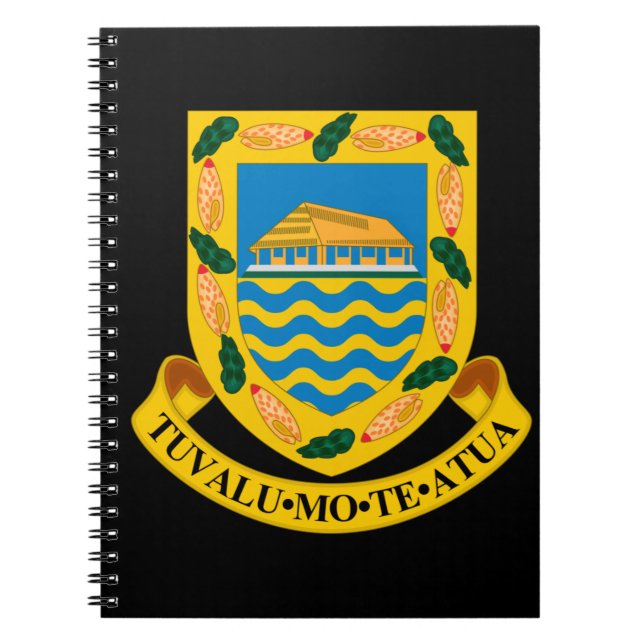 tuvalu emblem anteckningsbok (Framsidan)