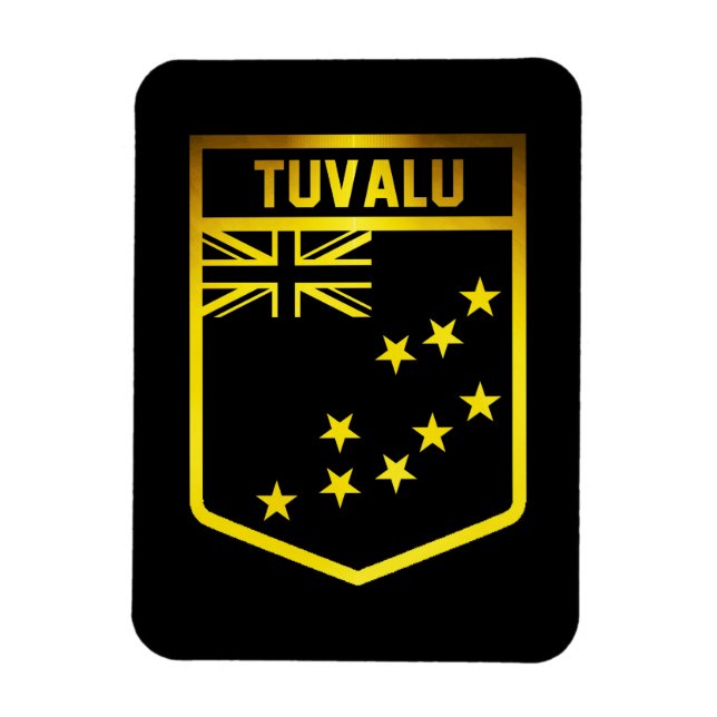 Tuvalu Emblem Magnet (Vertikal)
